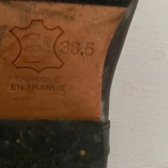 La Botte Gardiane Oiled Black Leather Pull On Boots - Size 38.5 / 8.5 - Picture 8 of 12